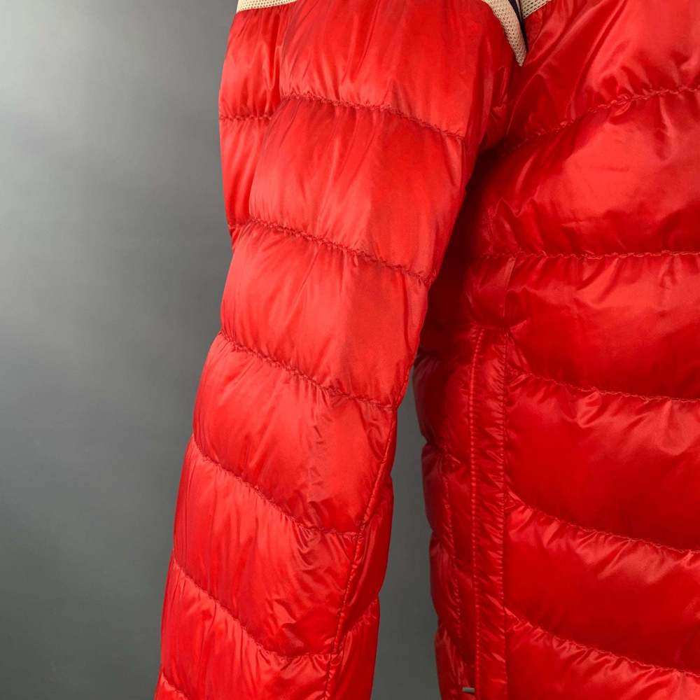 MONCLER Renald Red White Blue Quilted Nylon Jacket - Picture 6 of 16